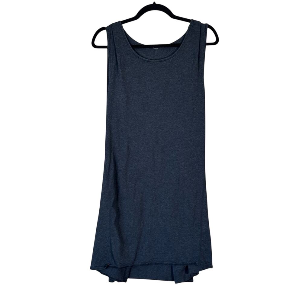 Lululemon Grey Mini Tank Dress Womens M Casual Athletic Sporty Gym Workout